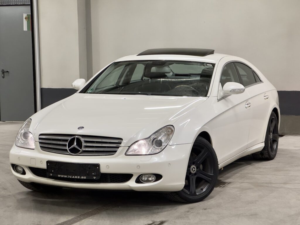 Mercedes-Benz CLS 320 CDI БЯЛА ПЕРЛА ОБДУХВАНЕ ПАМЕТ ТОП - 2