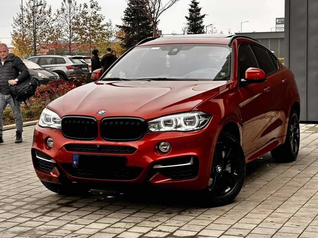 BMW X6 M50d FULL Flamenco-rot Brillanteffekt metallic - 14